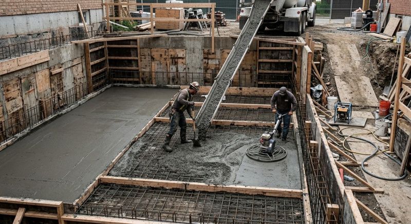 Basement Concrete Installation in Fort Meade, FL