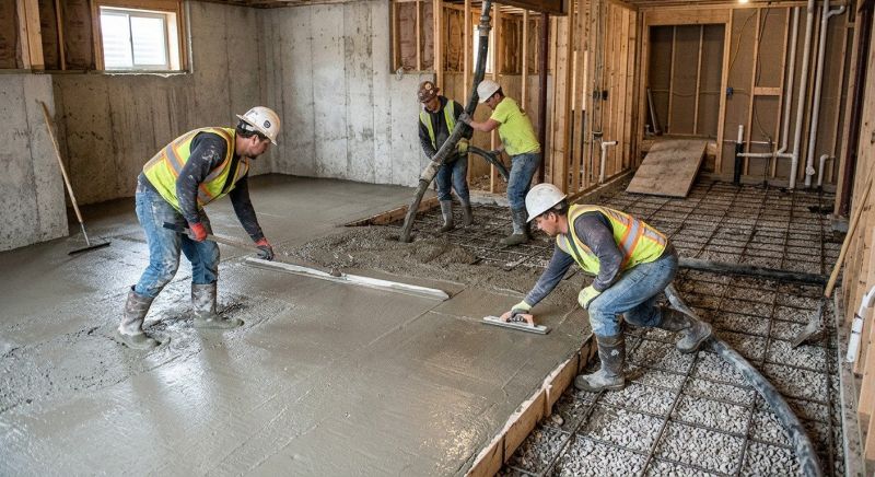 Basement Concrete Installation in Polk County, FL