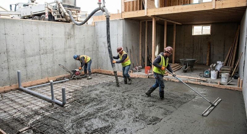 Basement Concrete Installation in Valrico, FL