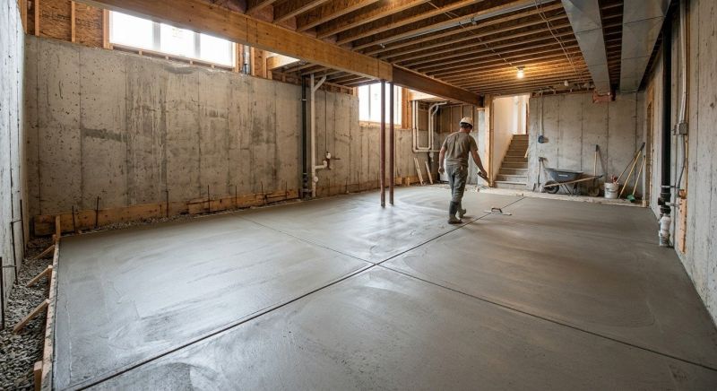 Basement Concrete Installation in Winter Haven, FL