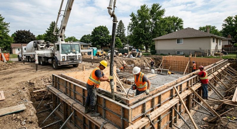 Poured Foundation Installation in Polk County, FL
